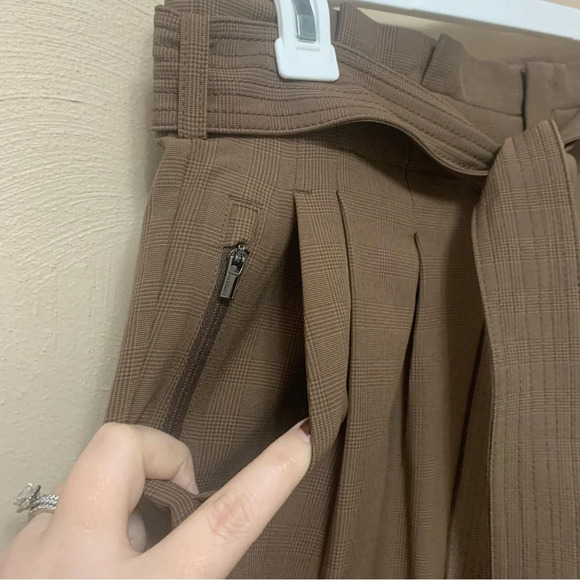 Athleta Skyline Plaid Pant II in Brown Size 2P 2 Petite - Picture 9 of 15